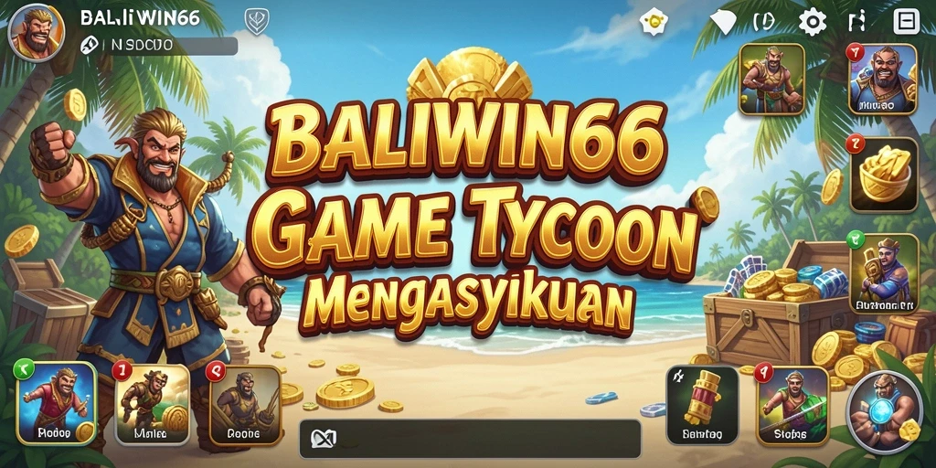 Tampilan gameplay BALIWIN66 yang menarik dan penuh strategi Tycoon.