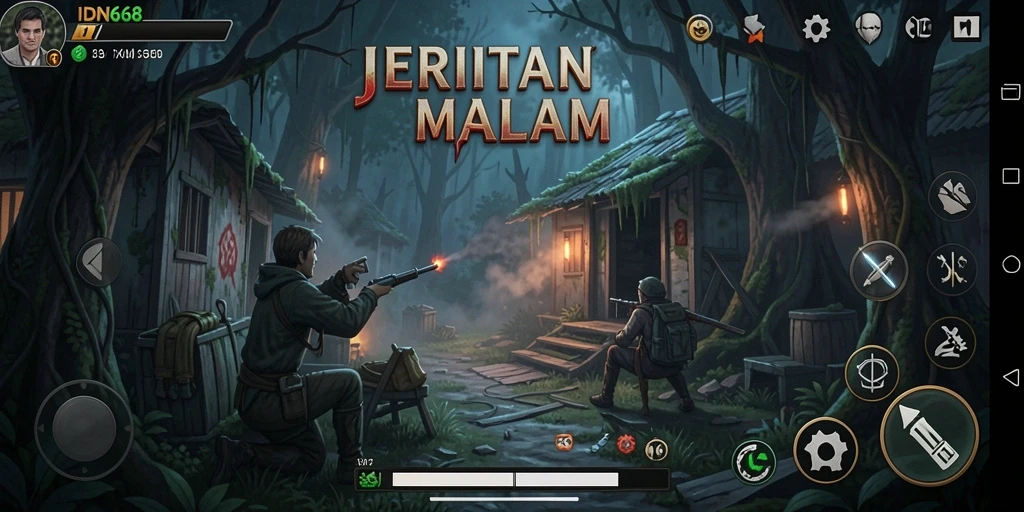 Tampilan gameplay menakutkan dari IDN668 yang penuh ketegangan.