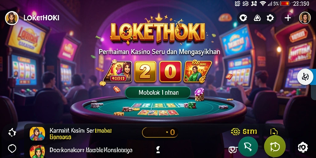 Tampilan gameplay menarik LOKETHOKI dengan grafis yang memukau.