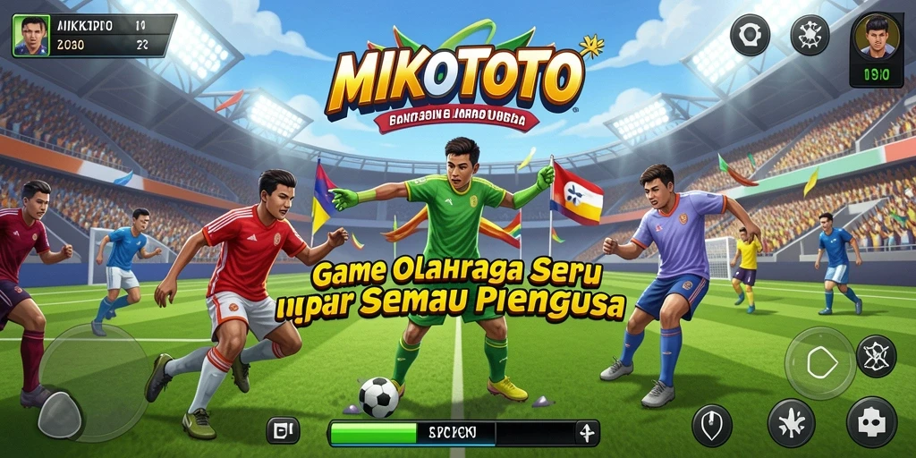 Tampilan menarik gameplay MIKOTOTO dengan aksi olahraga yang seru