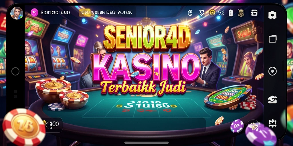 Tampilan menarik dari SENIOR4D dengan gameplay Kasino yang seru.