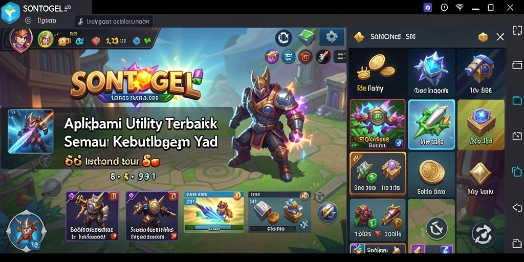 Tampilan antarmuka SONTOGEL yang intuitif dan fungsional.