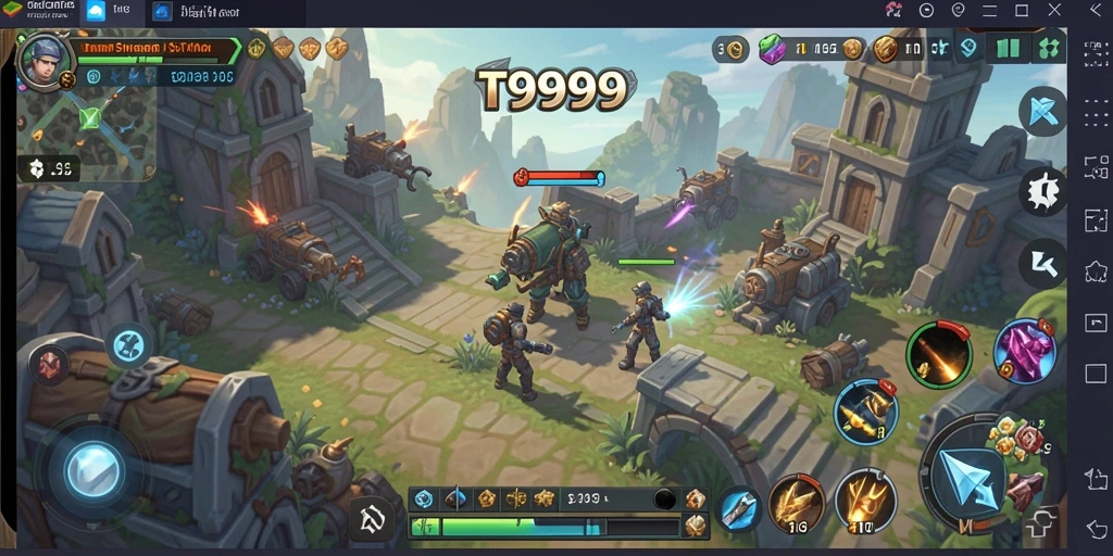 Gameplay seru dan menegangkan di T9999 yang penuh strategi.