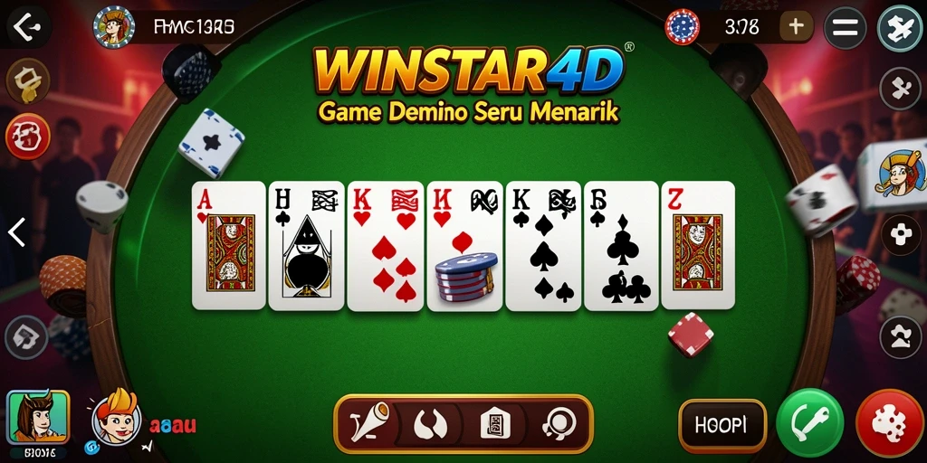 Tangkapan layar gameplay Domino yang menarik dan interaktif.